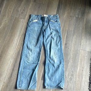 Levi’s 569 loose straight blue jeans size 14 regular or waist: 27 and length:27